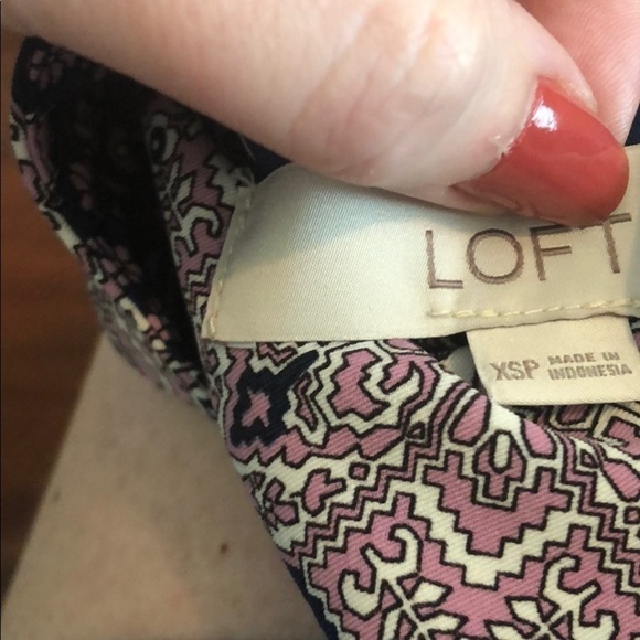 Loft XS Petite Long Sleeves Drop Waist Dress - Picture 10 of 16